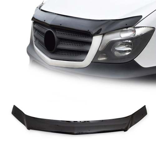 2014-2018 Mercedes Sprinter W906 Front Bug Shield Hood Deflector 1 Pc Smoke