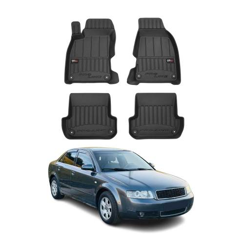 2001-2004 Audi A4 Sedan Premium Floor Mats Liners Full Set All Weather Heavy Duty