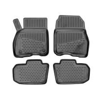 2018-2025 Nissan Leaf Floor Mats Liners Full Set All Weather Black