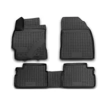 2009-2013 Toyota Corolla Floor Mats Liners Full Set All Weather Black