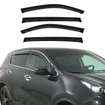 2017-2022 Kia Sportage Window Visor Vent Rain Deflector 4Pcs Smoke