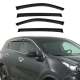 2017-2022 Kia Sportage Window Visor Vent Rain Deflector 4Pcs Smoke