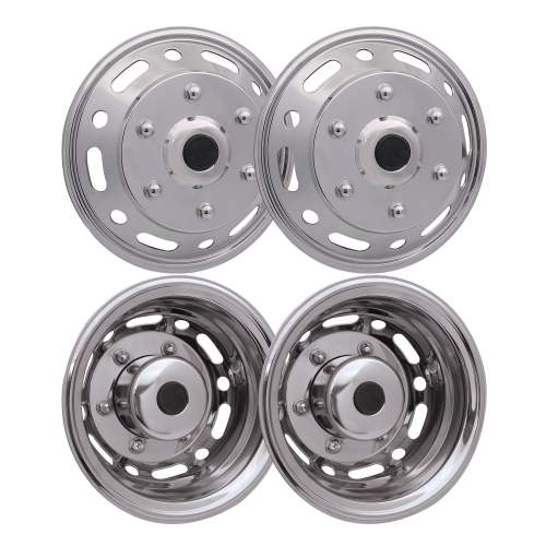 Ford Transit Connect 16 Dual Wheel Simulator Hubcaps Steel Front & Rear