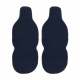 Kia Antiperspirant Front Seat Cover Pads Black Dark Blue 2 Pcs