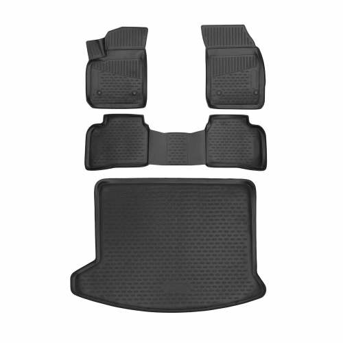 2019-2025 Cadillac XT4 Floor Mats & Cargo Liner Full Set Black