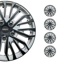 16 Wheel Covers for Ford Transit 150 250 350 2015-2025 Silver Matt Black 4x