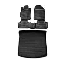 2010-2012 Mazda CX-7 Floor Mats & Cargo Liner Full Set All Weather Black