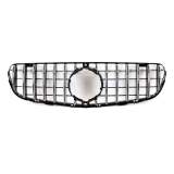 2016-2019 Mercedes GLC Class X253 GT R Front Grill Chrome & Black W/ Camera Hole