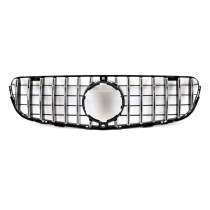 2016-2019 Mercedes GLC Class X253 GT R Front Grill Chrome & Black W/ Camera Hole