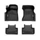 2018-2025 Audi Q5 Premium Floor Mats Liners First and Second Row Set Black
