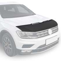 2015-2025 Ford Transit Car Bonnet Mask Hood Bra Carbon Black 1 Pc