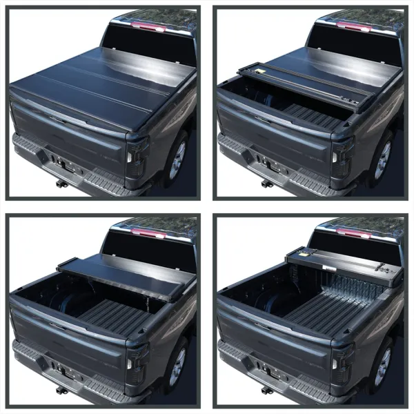 2015-2021 Ford F-20150 SuperCrew Cab 5'6 Short Bed Hard Quad-Fold Tonneau Cover