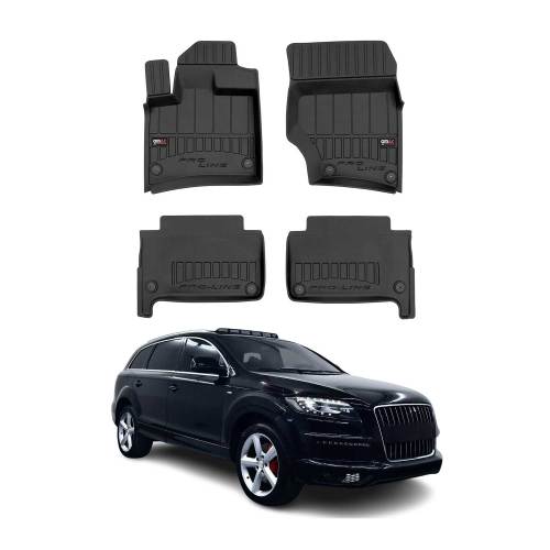 2007-2015 Audi Q7 Premium Floor Mats Liners Full Set All Weather Heavy Duty