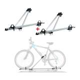 2Pcs Pro Bike Carrier Roof Mount Aluminum Bicycle Rack Cycling Car Truck SUV