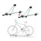 2Pcs Pro Bike Carrier Roof Mount Aluminum Bicycle Rack Cycling Car Truck SUV