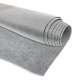 Rubber Truck Bed Liner Trunk Mat Floor Liner Alu. Look Penny Gray 40x79