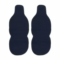 Alfa Romeo Antiperspirant Front Seat Cover Pads Black Dark Blue 2 Pcs
