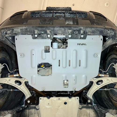 2022-2024 Ford Bronco RIVAL Skid Plate Engine Aluminum with polymer oil pan