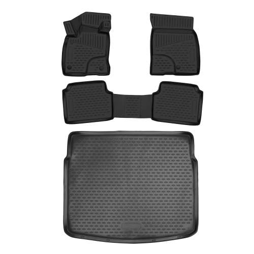 2021-2024 Ford Bronco Sport Floor Mats & Cargo Liner Full Set Black