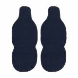 Pontiac Antiperspirant Front Seat Cover Pads Black Dark Blue 2 Pcs