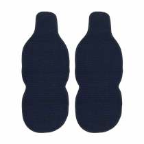 Pontiac Antiperspirant Front Seat Cover Pads Black Dark Blue 2 Pcs