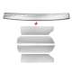1993-2003 VW Eurovan Rear Bumper Guard + Door Sill Cover Chrome Set S.Steel