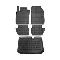 2018-2022 Ford EcoSport Floor Mats & Cargo Liner Full Set All Weather Black