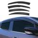 2006-2011 Hyundai Accent Sedan Window Visor Vent Rain Deflector 4Pcs Smoke