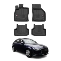 2012-2020 Audi A3 S3 8V Sedan Sportback OMAC Premium Floor Mats for 4 Pcs