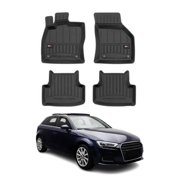 2012-2020 Audi A3 S3 8V Sedan Sportback OMAC Premium Floor Mats for 4 Pcs