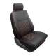 2014-2025 RAM ProMaster Leather Custom fit Car Seat Cover Black White