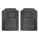 Goodyear Floor Mats Cars Trucks SUV Black All Season Heavy Duty Rubber 2Pcs