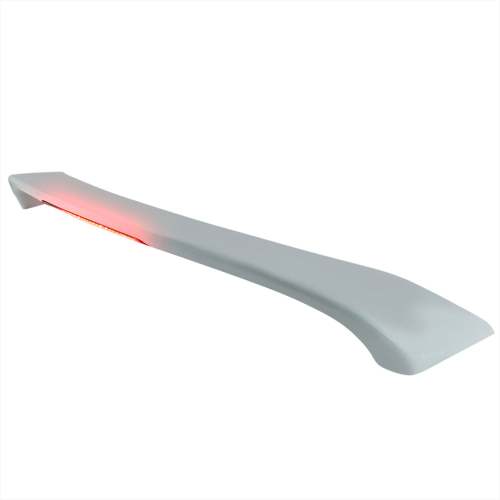 2003-2008 Mazda 6 Sedan Grey Primer Factory Rear Trunk Spoiler LED Brake Light
