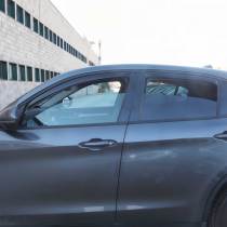 2017-2025 Alfa Romeo Stelvio Window Visor Vent Rain Deflector 4Pcs Smoke