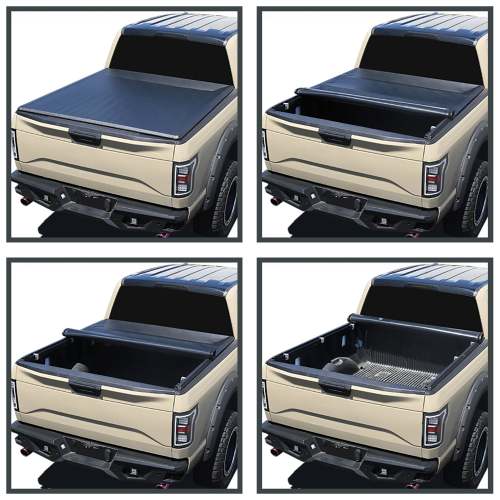 2015-2022 Ford F-20150 5.5FT Short Bed Soft Roll Up Tonneau Cover