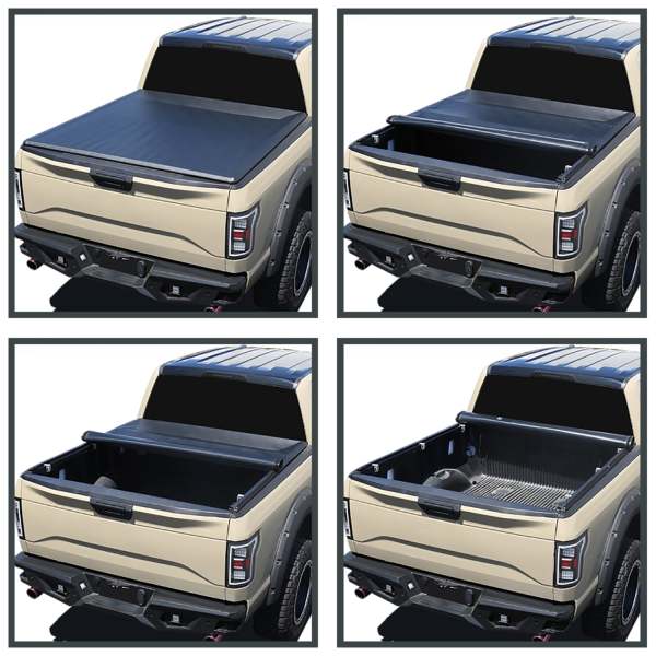 2015-2022 Ford F-20150 5.5FT Short Bed Soft Roll Up Tonneau Cover
