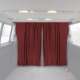 Ford Transit Cabin Divider Curtain Privacy Curtains Red 2 Curtains