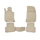2010-2014 Mercedes C Class W204 Sedan Floor Mats Liners Full Set All Weather Beige