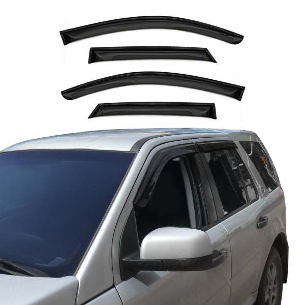2018-2024 Land Rover Range Rover Velar Window Visor Vent Rain Deflector 4Pcs Smoke