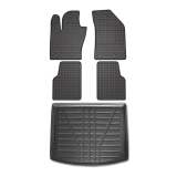 2017-2025 Jeep Compass Floor Mats & Cargo Liner Full Set All Weather Black