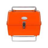 Orange Portable Charcoal BBQ Grill Outdoor Camping 13 Pcs with Durable Bag SET