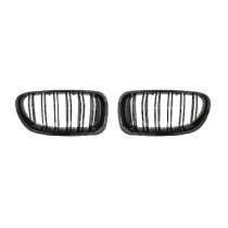 2010-2016 BMW 5 Series F10 Sedan / F10 M5 F11 Touring Front Kidney Grille Grill M-Tech Gloss Black