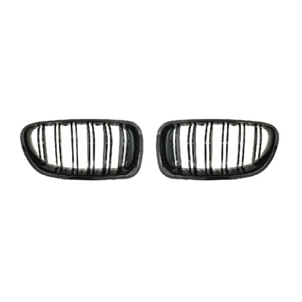2010-2016 BMW 5 Series F10 Sedan / F10 M5 F11 Touring Front Kidney Grille Grill M-Tech Gloss Black