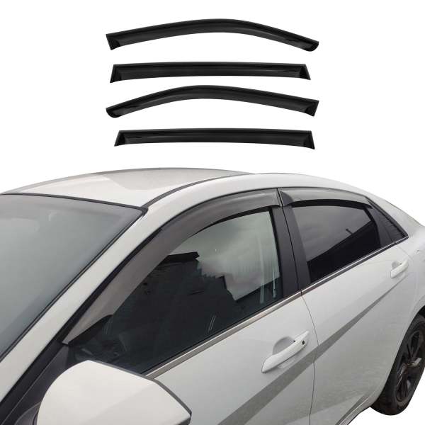 2006-2011 Honda Civic Sedan Window Visor Vent Rain Deflector 4Pcs Smoke