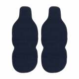 RAM Antiperspirant Front Seat Cover Pads Black Dark Blue 2 Pcs