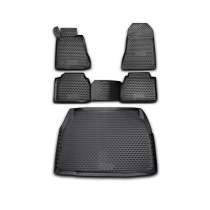 1996-2002 Mercedes E Class W210 Sedan Floor Mats & Cargo Liner Full Set All Weather Black