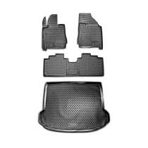 2010-2016 Cadillac SRX Floor Mats & Cargo Liner Full Set All Weather Black