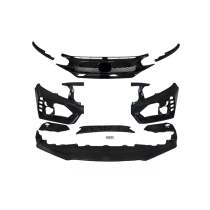 2016-2021 Honda Civic Type-R Style Front Bumper Conversion