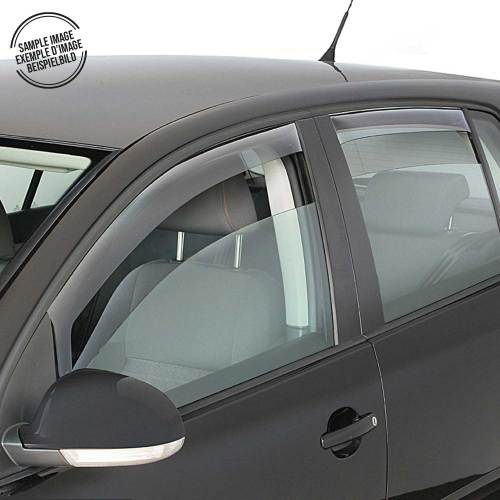 2006-2009 Volkswagen Rabbit Window Visor Vent Rain Deflector 4Pcs Smoke