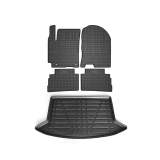 2018-2023 Hyundai Kona Floor Mats & Cargo Liner Full Set All Weather Black